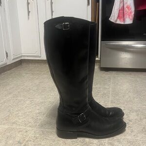 Frye Jet Engineer Tall Leather Boots-Anniversary Edition